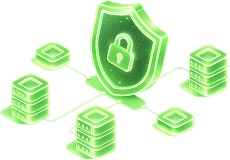 Secure data lock icon